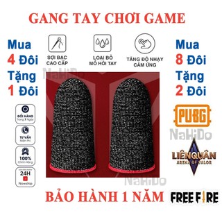 Găng Tay Chơi Game Sợi Bạc Cao Cấp Co Giãn Chống Mồ Hôi, Bao Tay Chơi Game