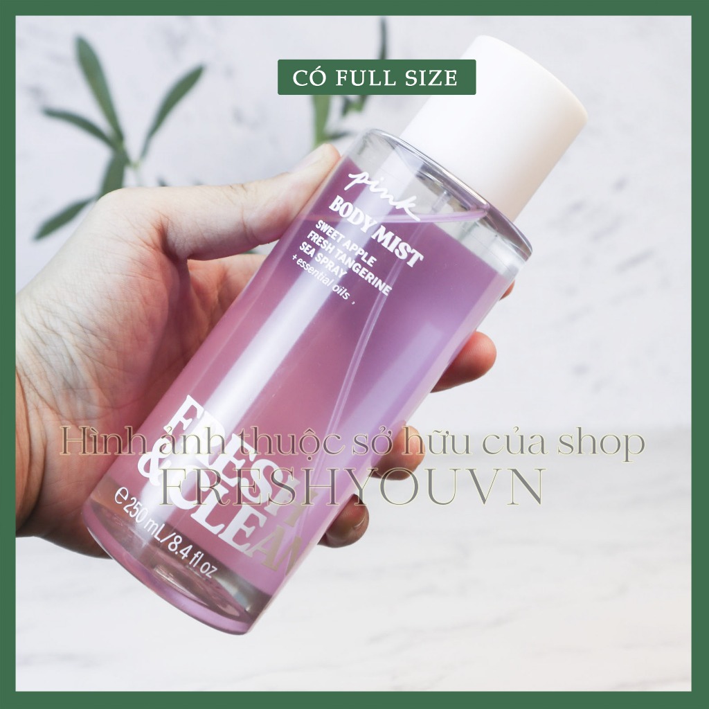 Fresh & Clean - Xịt thơm toàn thân body mist khác Victoria's Secret  - fresh you