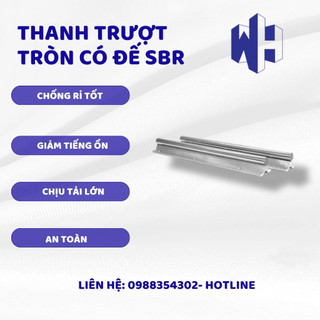Thanh ray trượt tròn có đế phi SBR
