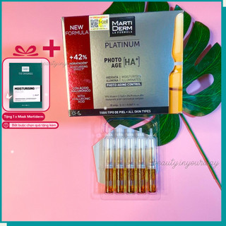 [HÀNG CÔNG TY] Ampoules 15% Vitamin C Nguyên Chất Chống Lão Hóa, Sáng Da, Cấp Ẩm - MartiDerm Platinum Photo Age HA+