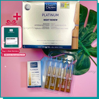 Ampoule Chống Lão Hoá & Tái Tạo Da Ban Đêm - MartiDerm Platinum Night Renew