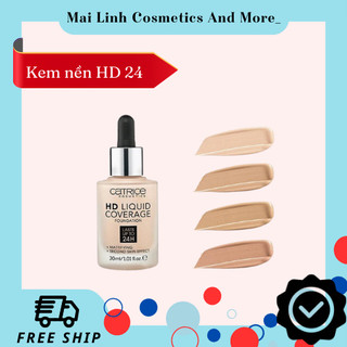 Kem nền HD 24 siêu mịn mỏng che khuyết điểm Đức