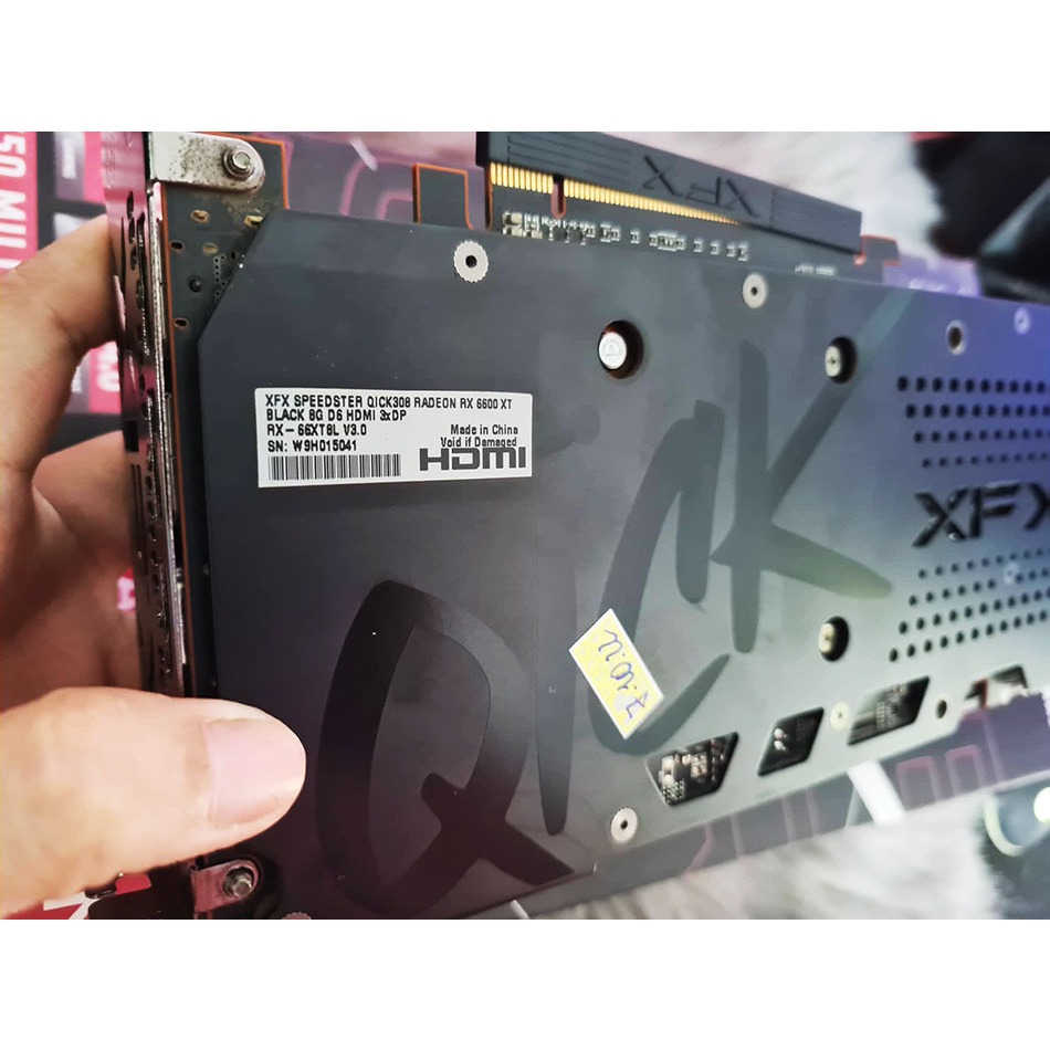 VGA XFX Quick Radeon RX 6600 XT 8G OC 3 FAN _ bảo hành 03 tháng