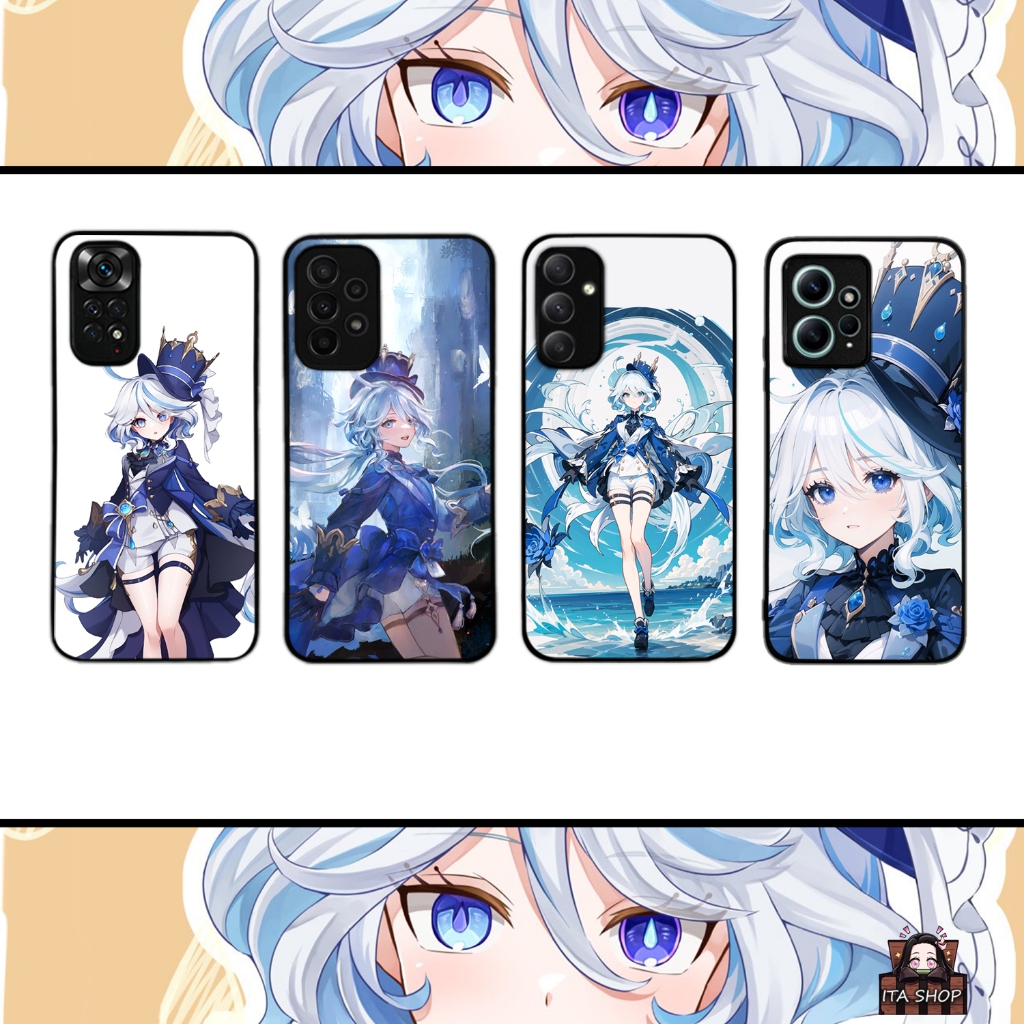 Ốp Lưng IPHONE 6 6s 7 8 7+ 8+ X Xs Max Xr 11 pro max 12 pro 13 pro 14 Pro Plus IP - Furina - Genshin Impact