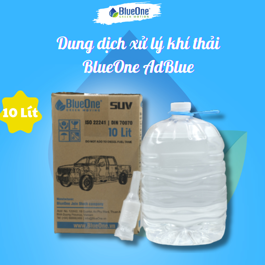 Dung dịch xử lý khí thải động cơ Diesel AdBlue® - Chuyên dùng cho Ford Everest và Ford Ranger Raptor