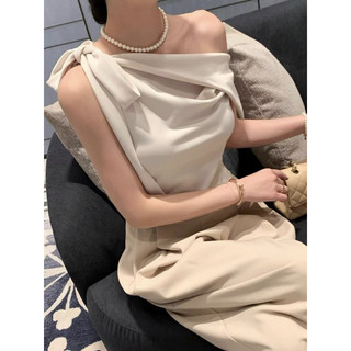 ✅🌼ÁO LỤA LỆCH VAI THẮT NƠ BÊN XỊN XÒ ✅🌼