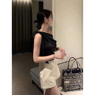 ✅🌼ÁO LỤA LỆCH VAI THẮT NƠ BÊN XỊN XÒ ✅🌼