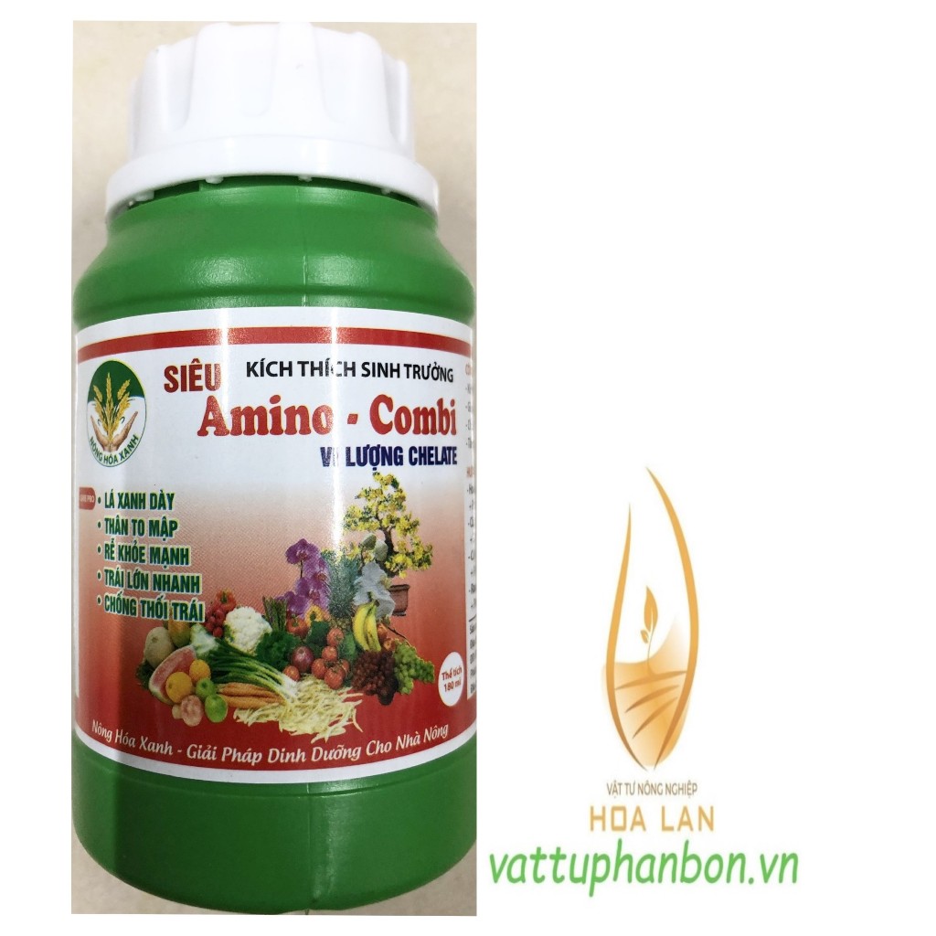 Amino-Combi Phân Bón Vi lượng Chelate - Kích thích sinh trưởng - #629A# 180ml