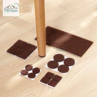 Vĩ miếng lót chân ghế chân bàn bằng nỉ dày 5mm chống trượt tránh trầy xước sàn nhà Fasola PS-019