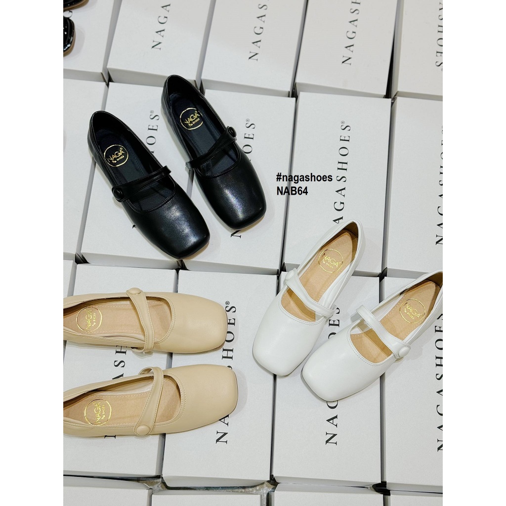 BÚP BÊ NAGASHOES MŨI VUÔNG BASIC 1P NAB64