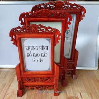 KHUNG ẢNH thờ gỗ hương 100% Cao cấp các kích cỡ( cỡ ảnh 18/24, 21/31, 25/35)