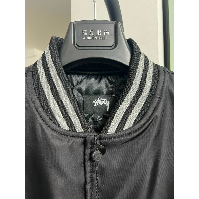 Áo Bomber - Stussy - Xúc xắc Bling Bling kim tuyến new2023