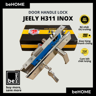 KHOÁ TAY GẠT CỬA ĐI JEELY H311 tay ốp sắt 26cm dùng cho cửa đố 4x8 (hệ 1000)