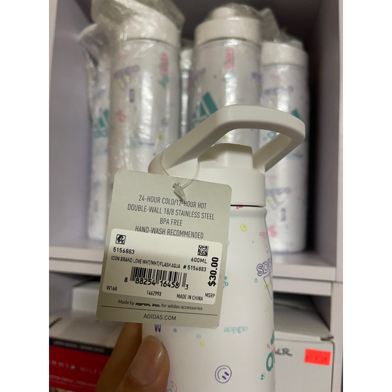 BÌNH GIỮ NHIỆT ADIDAS CHÍNH HÃNG MUA TẠI MỸ🇺🇸🇺🇸  🛍🛍DUNG TÍCH  600ml
