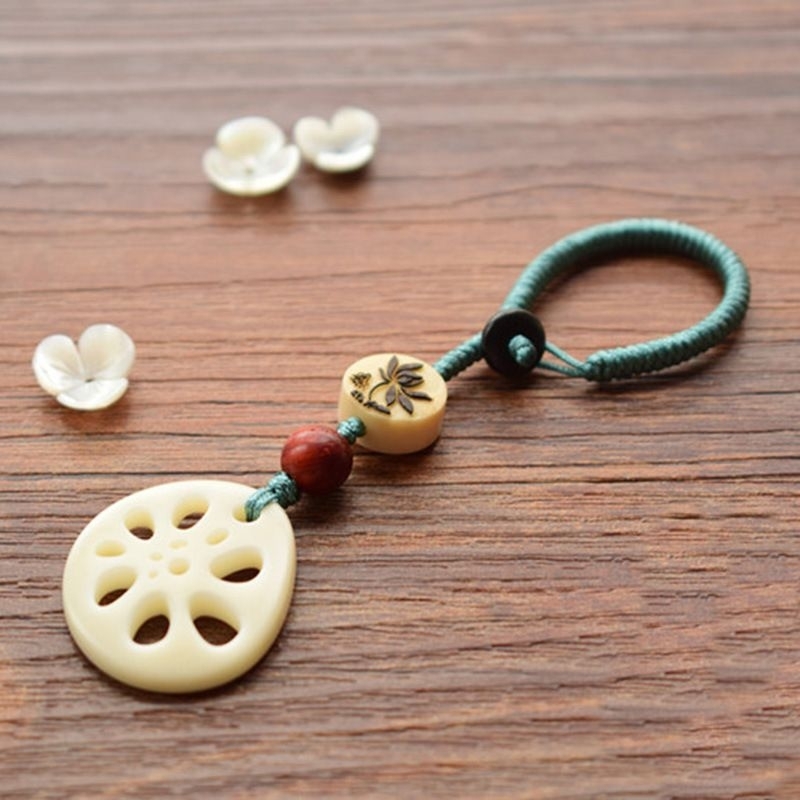 Móc Khóa Sen Bách Diệp Cầu Bình An