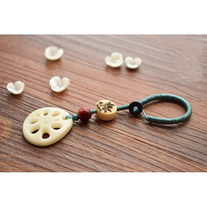 Móc Khóa Sen Bách Diệp Cầu Bình An