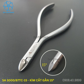 Kìm cắt gần, Kìm cắt gần 15 độ - Kìm chỉnh nha thép Đức