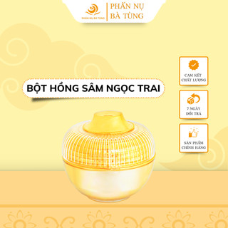 Bột h.ồng s.âm n.gọc t.rai 15g - dưỡng trắng da, cung cấp dưỡng chất cho làn da tươi trẻ - phấn nụ bà tùng