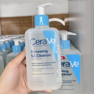 [Hàng Mỹ] Sữa rửa mặt CeraVe Renewing SA Cleanser (237ml - 473ml)