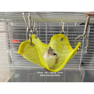Võng vải dạng treo cho hamster, sóc, thỏ, bọ