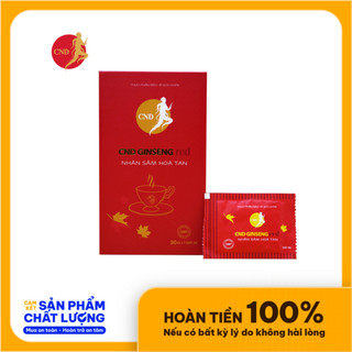 Nhân sâm hòa tan cnd ginseng red hộp 30 gói