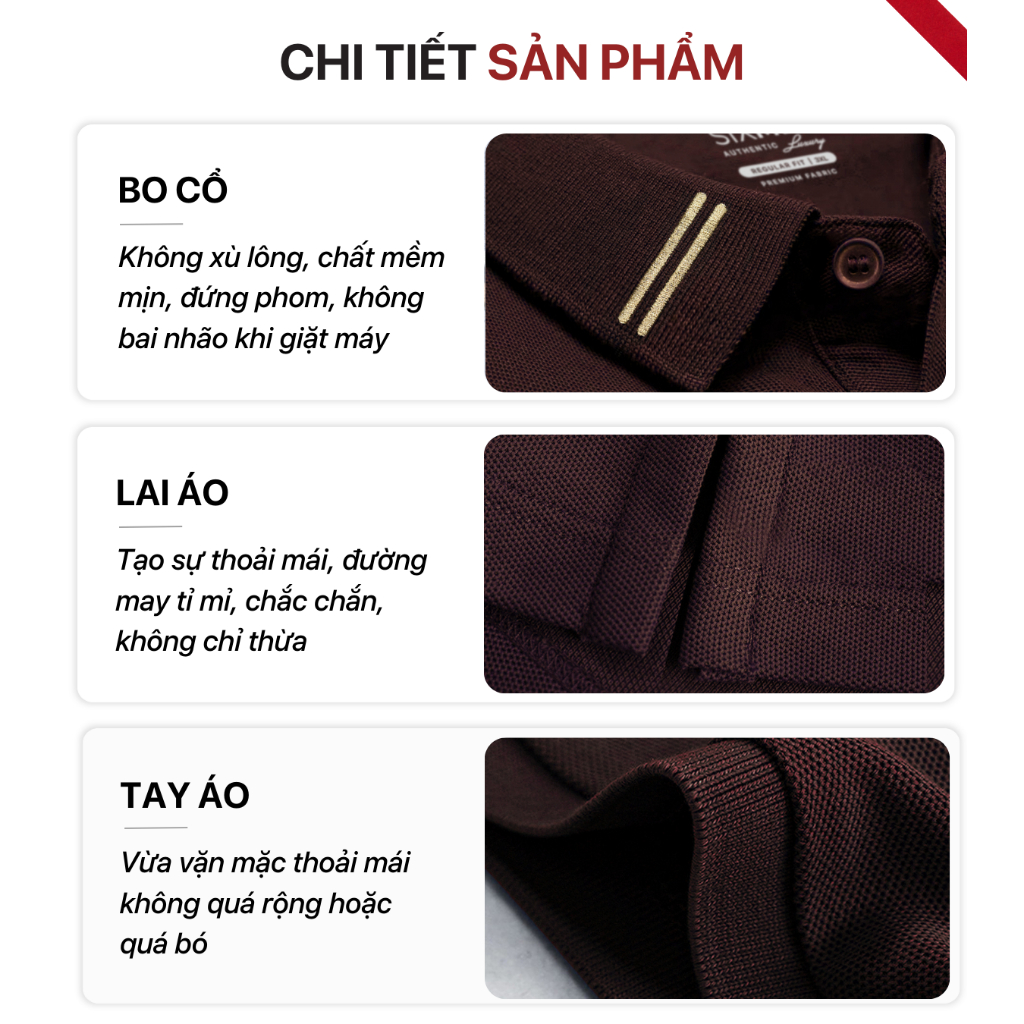 Áo Polo nam thêu cao cấp  SIXMEN VICTORY - polo vải cá sấu cotton CVC thoáng mát nam tính