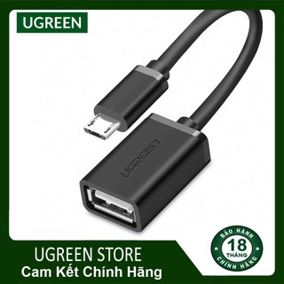 Cáp micro usb 2.0 hỗ trợ otg ugreen 10396 - cáp otg type c to usb 3.0 ugreen 30701 70889