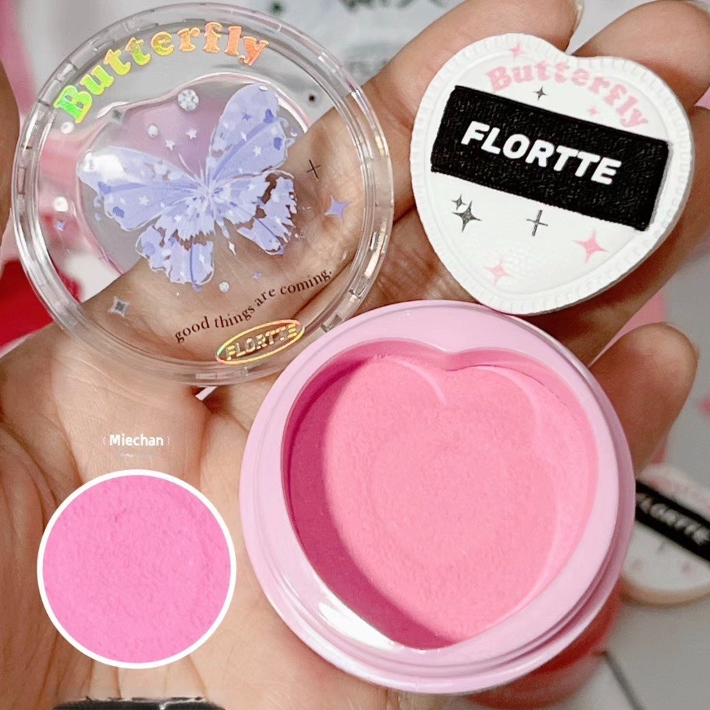 Phấn Má Hồng Flortte Butterfly  Airy Cream Blush Giúp Làm Sáng Da Cao Cấp 6g