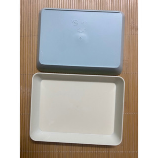 2 Khay nhựa đẹp 12x17 xanh ngọc ạ