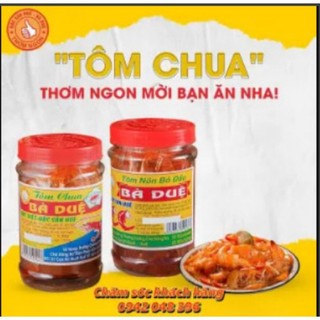 Combo 6 hủ 1 hủ tôm chua bà duệ 400g loại đặc biệt - đặc sản huế