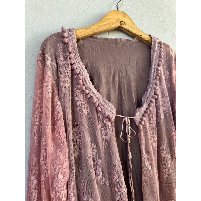 Áo khoác ren size M