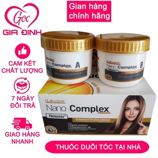 Thuốc duỗi thẳng tóc Lavox 280ml/2 hộp (kèm ảnh chụp thât+ video hướng dẫn) HÀNG CHÍNH HÃNG
