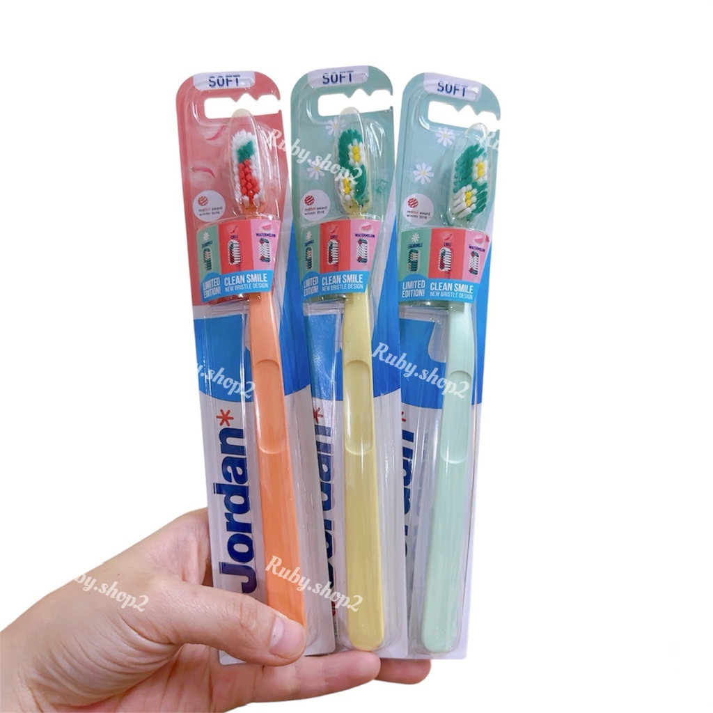 Bàn Chải Đánh Răng JORDAN Double action Classic & Clean Smile Soft Hàng Malaysia