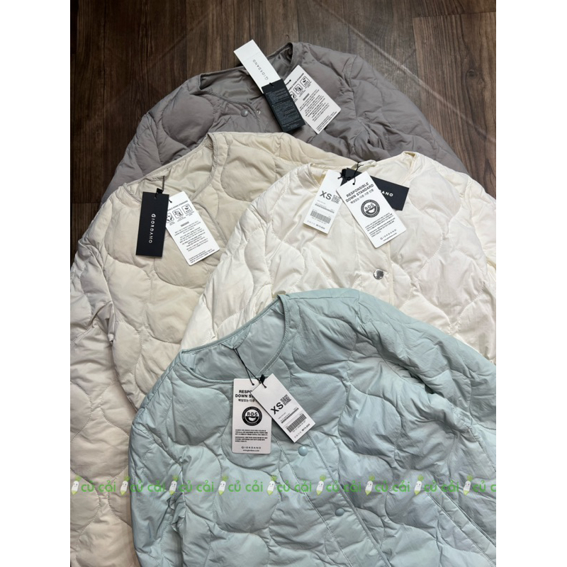 AK2369 Áo phao lông vũ nữ GIORDANO xuất Hàn dư xịn