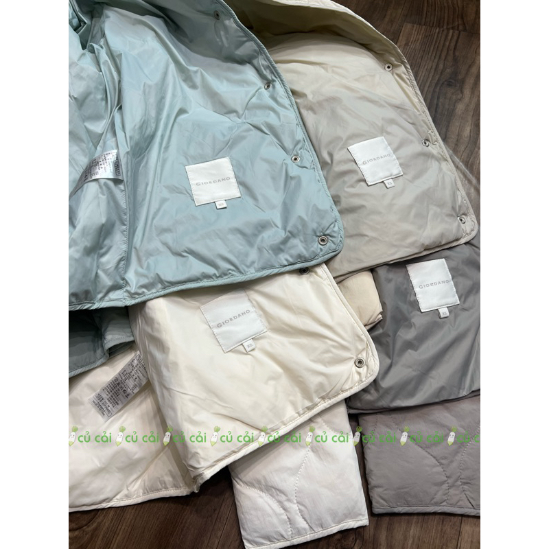 AK2369 Áo phao lông vũ nữ GIORDANO xuất Hàn dư xịn