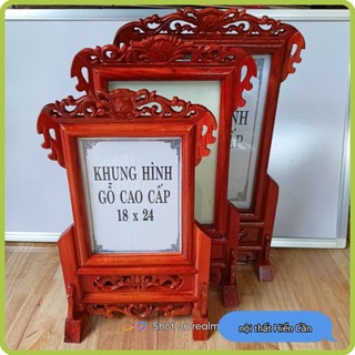 Khung ảnh thờ gỗ hương 100% cao cap