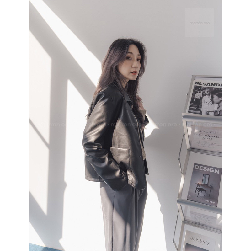 Áo khoác da LEATHER JACKET by marron oro