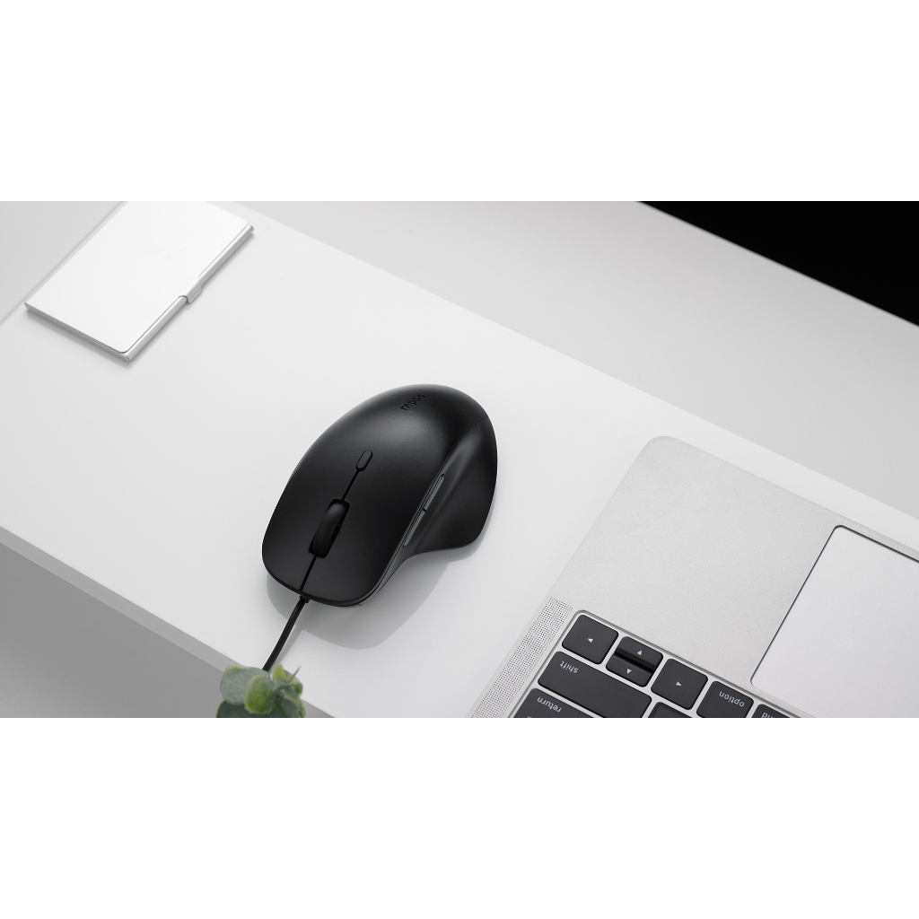 Chuột có dây công thái học Rapoo N500 - có nút trợ năng