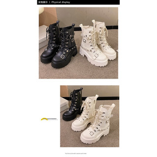 (ODER) Boots martin thời trang đế độn 9cm cá tính