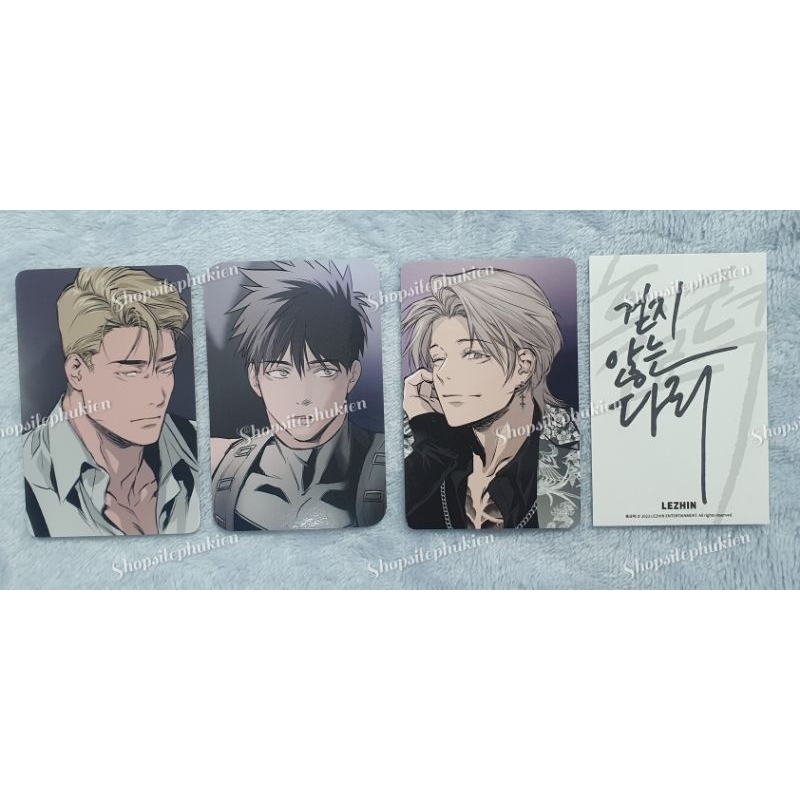 Cặp card bo góc truyện manhwa hàng chính hãng lezhin