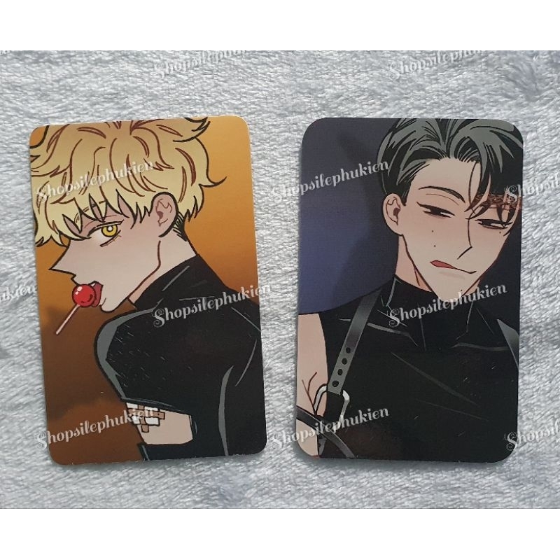 Cặp card bo góc truyện manhwa hàng chính hãng lezhin