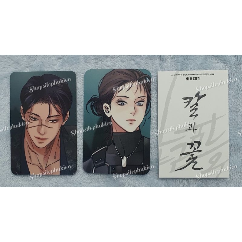 Cặp card bo góc truyện manhwa hàng chính hãng lezhin