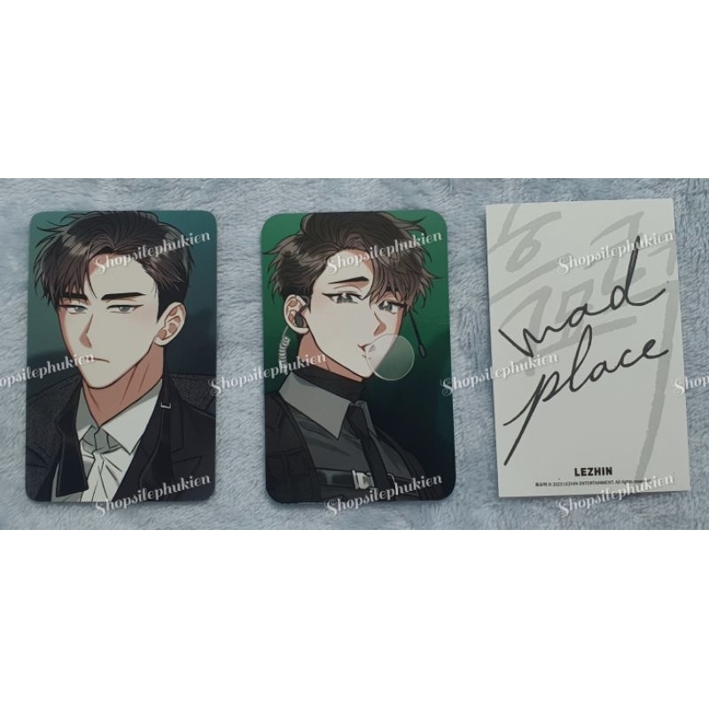 Cặp card bo góc truyện manhwa hàng chính hãng lezhin