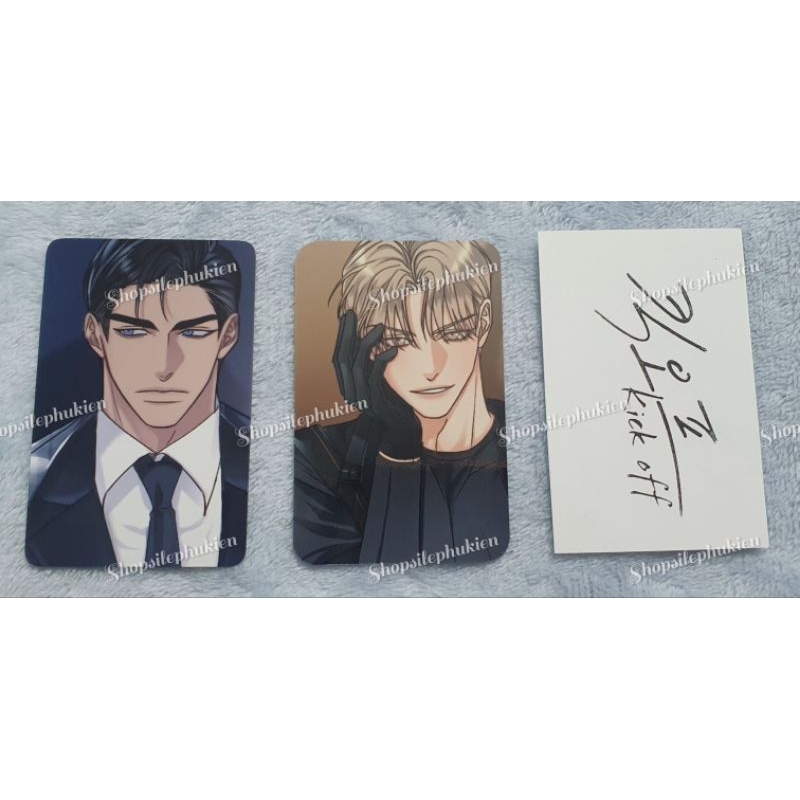 Cặp card bo góc truyện manhwa hàng chính hãng lezhin