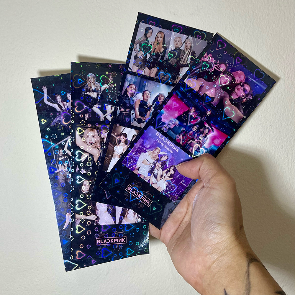 ĐỌC MÔ TẢ [PHOTOSTRIP] In Ảnh Photostrip Kpop BTS Blackpink Lấp Lánh Kèm Chữ Ký