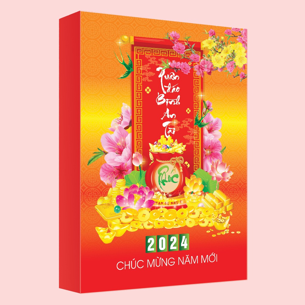 Lịch Bloc 2024 TUANVIET BOOKS - Kích cỡ