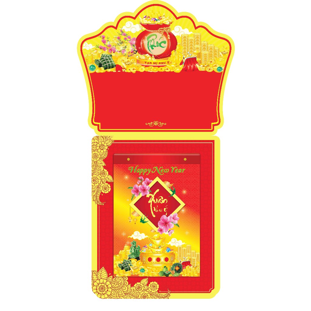 Lịch Bloc 2024 TUANVIET BOOKS - Kích cỡ