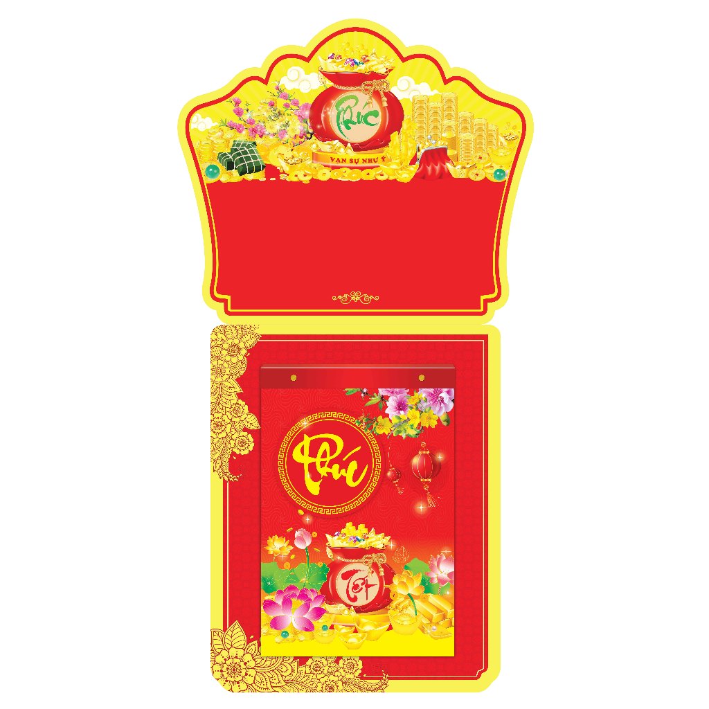 Lịch Bloc 2024 TUANVIET BOOKS - Kích cỡ