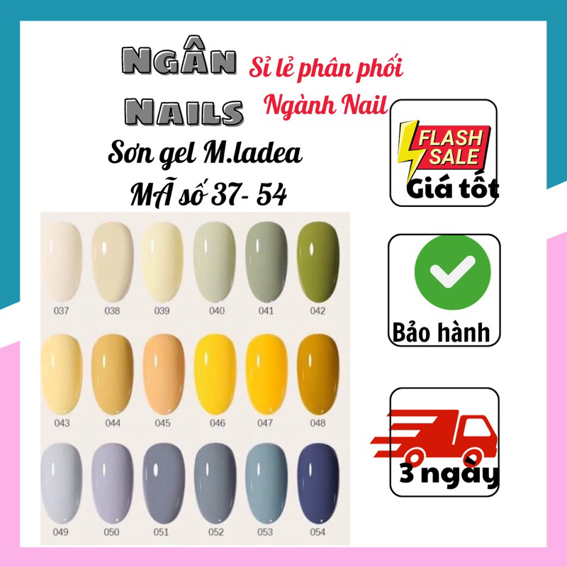sơn gel mladea 8,3ml mã 37----54