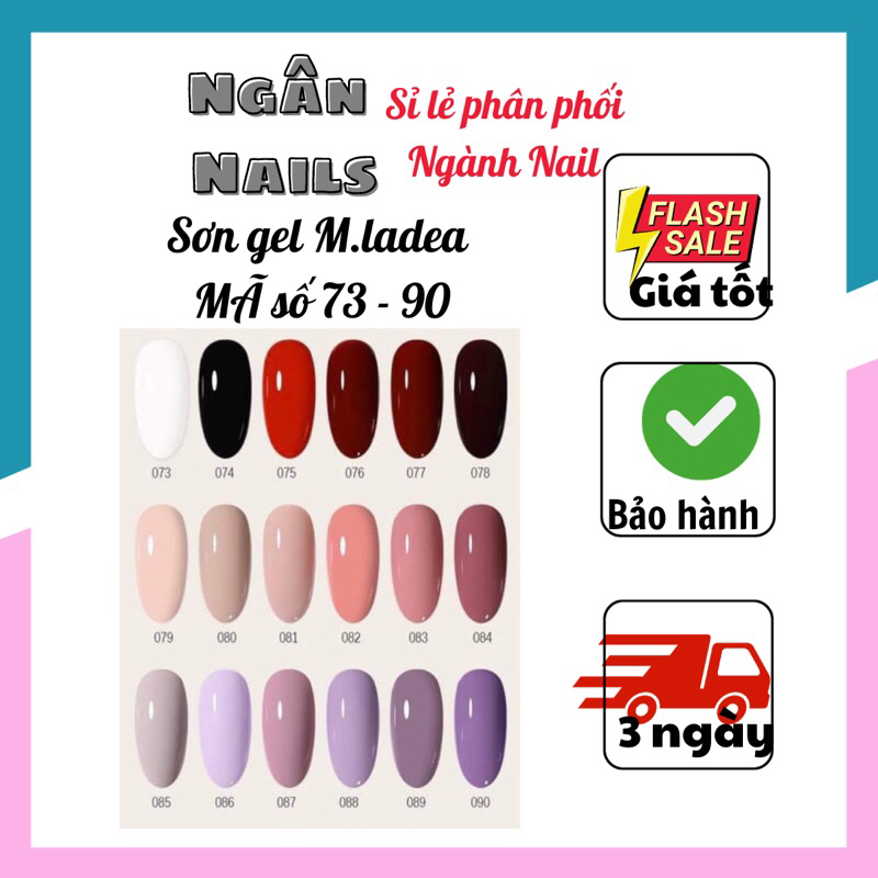 sơn gel mladea 8,3ml mã 73----90